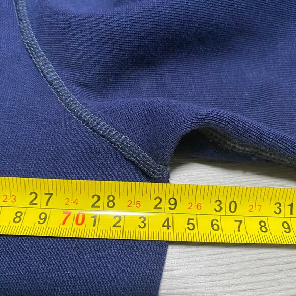 Polo by Ralph Lauren Navy Blue Hoodie with Red Lettering - Picture 6 of 7